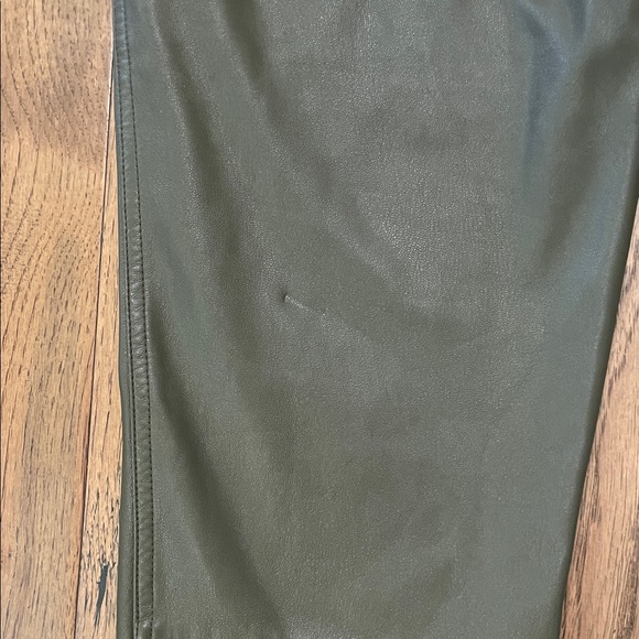 Peter Som x RTR Green Faux Leather Pants, 6 - Picture 9 of 9